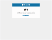 Tablet Screenshot of abcdent.fr